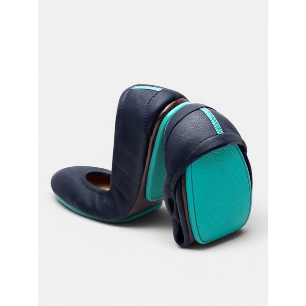 Tieks By Gavrielli Ballet Slippers California Blue Leather size 8